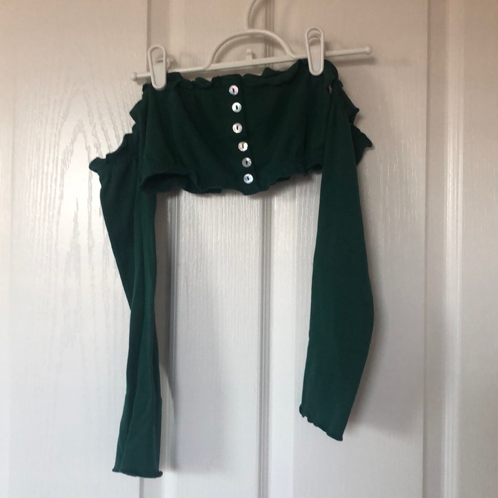 Zaful Off-The-Shoulder Sleeve Top